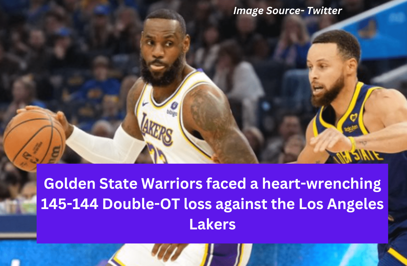 Golden State Warriors faced a heart-wrenching 145-144 Double-OT loss against the Los Angeles Lakers