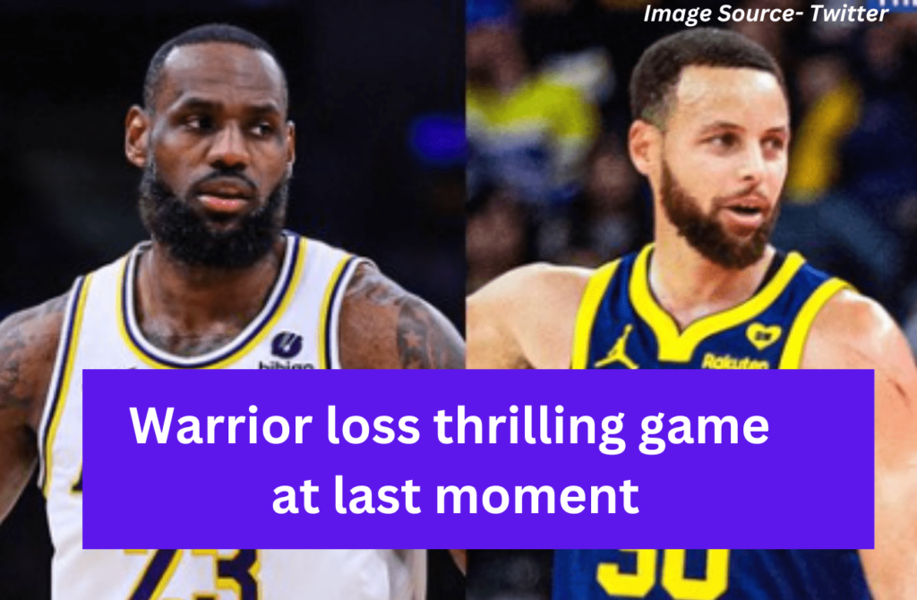 Warrior loss thrilling game at last moment