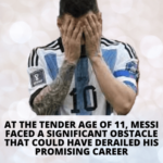  Messi faced a significant obstacle that could have derailed his promising career