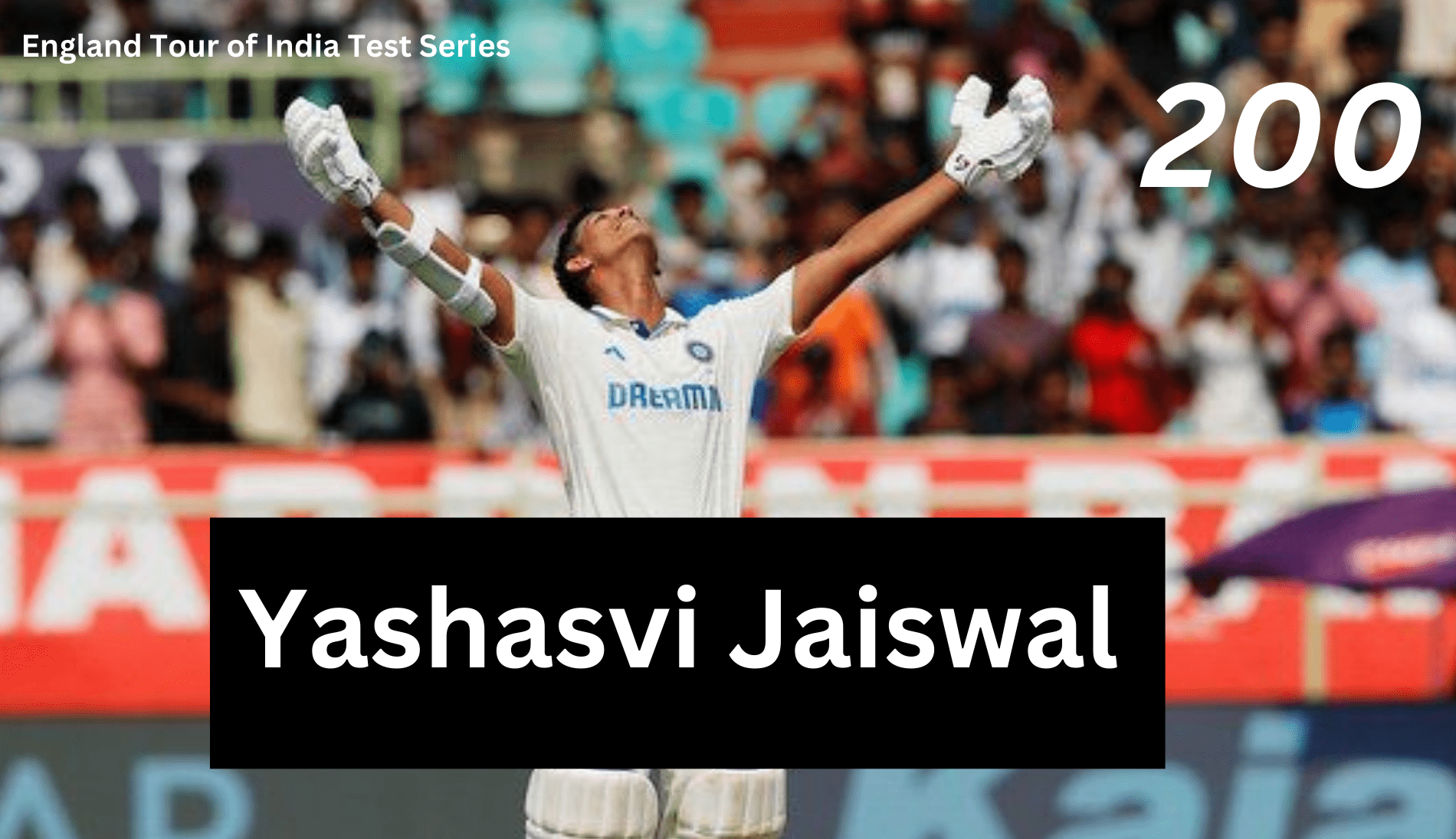 Yashasvi Jaiswal Double Hundred